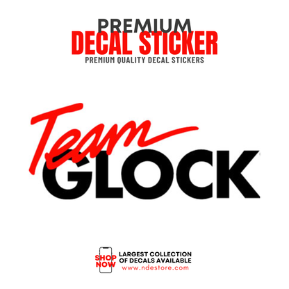 STICKER DECAL TEAM GLOCK