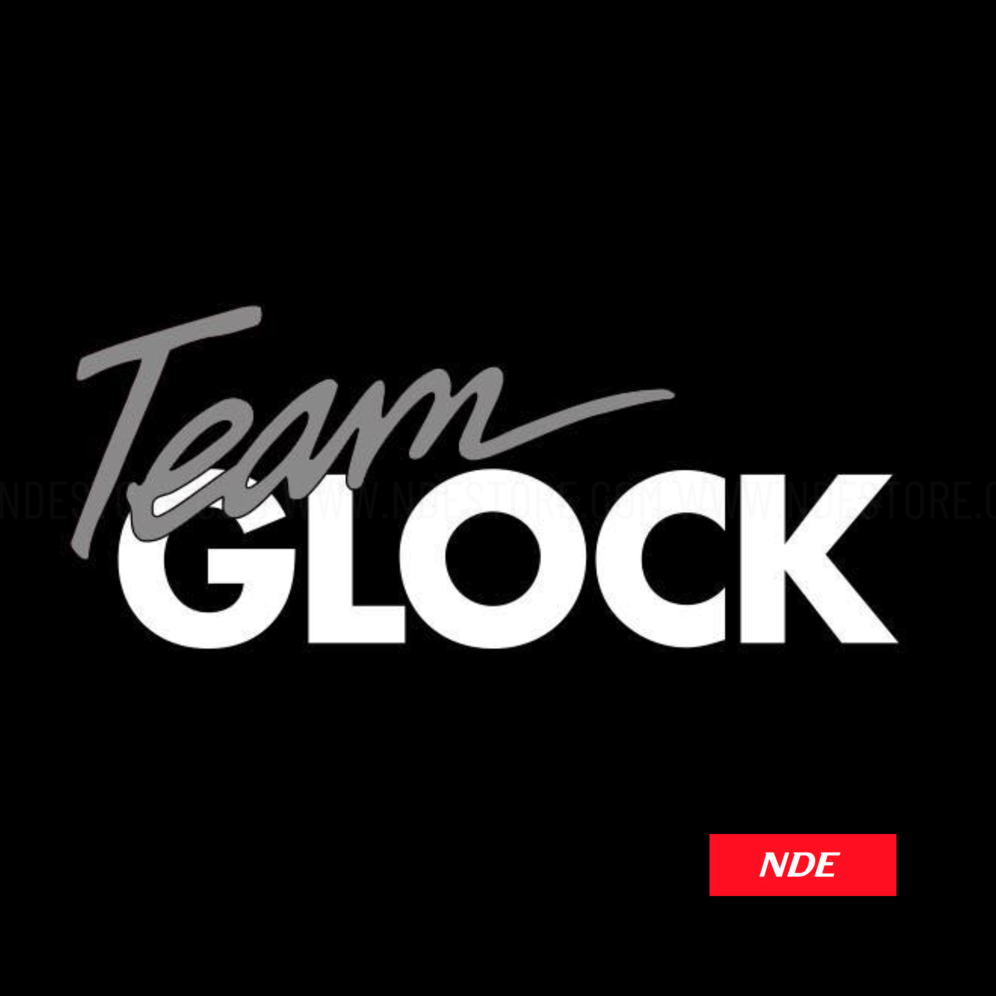 STICKER DECAL TEAM GLOCK BLACK