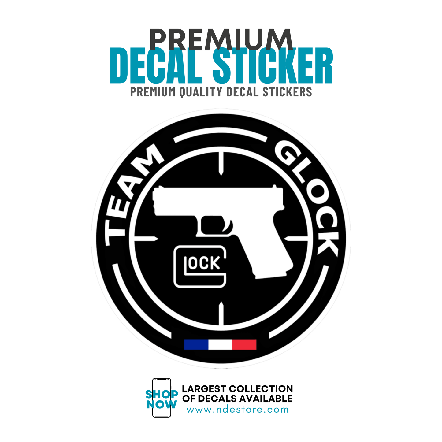 STICKER DECAL TEAM GLOCK