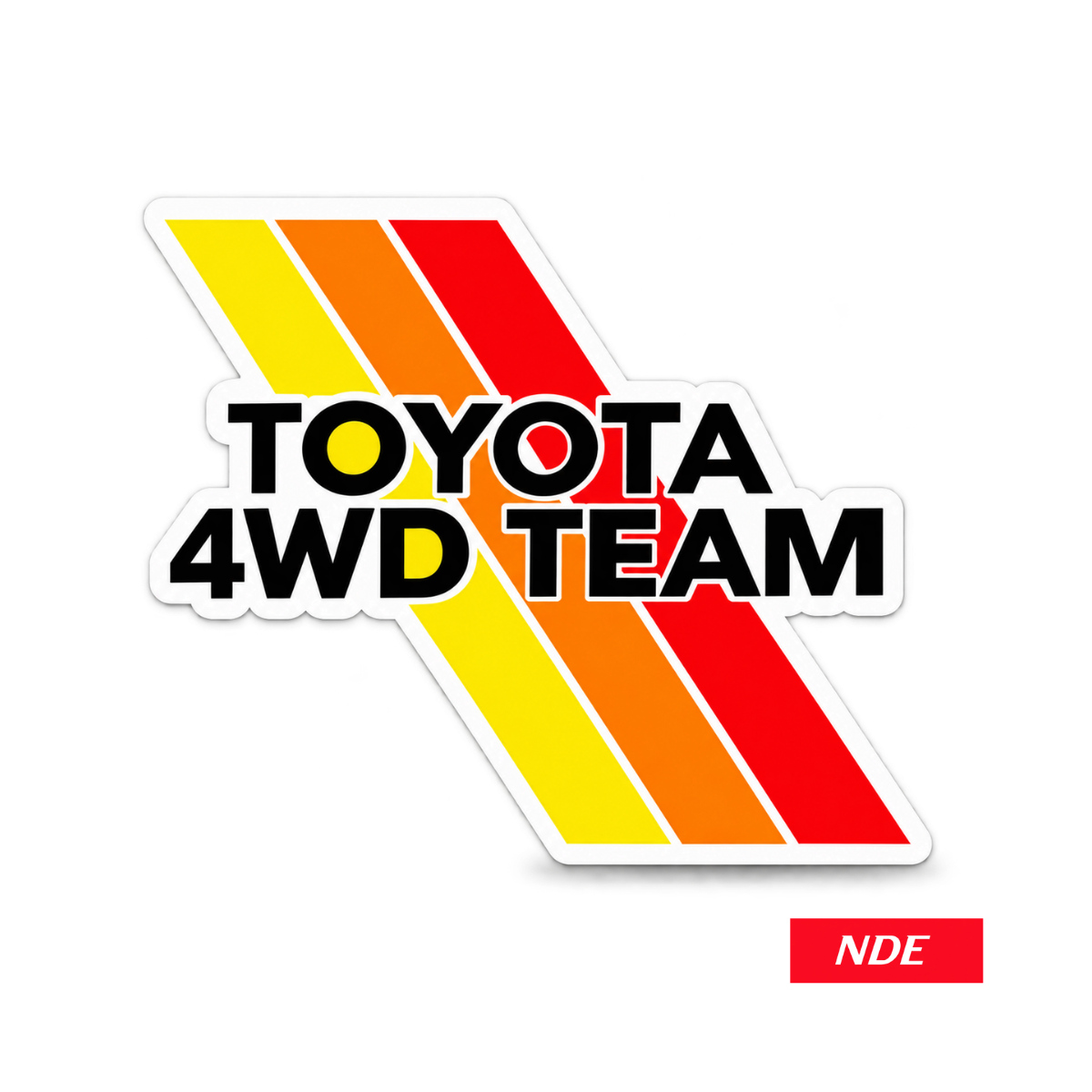 STICKER DECAL TOYOTA 4WD TEAM