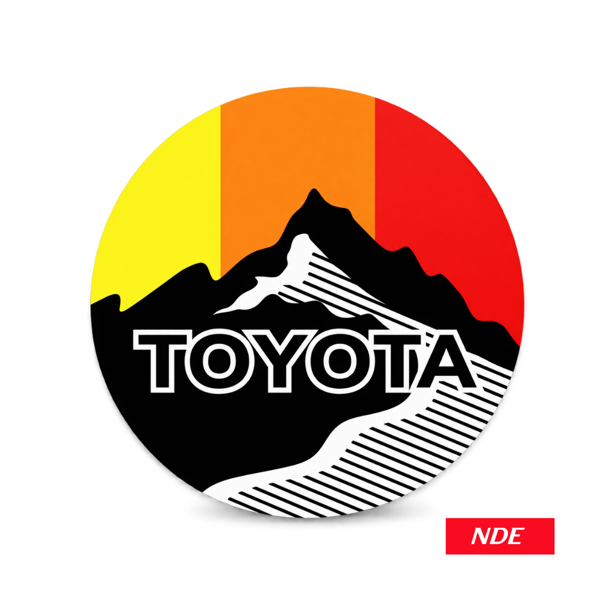 STICKER DECAL TOYOTA TEQ MOUNTAIN