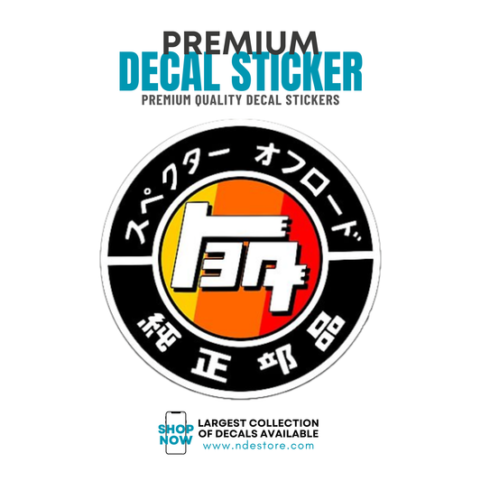 STICKER DECAL TEQ TOYOTA GENUINE PARTS