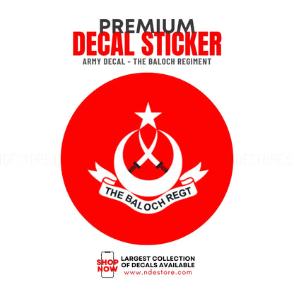 STICKER DECAL THE BALOCH REGIMENT