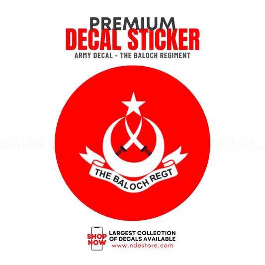 STICKER DECAL THE BALOCH REGIMENT
