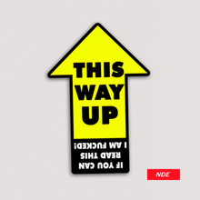 STICKER DECAL THIS WAY UP