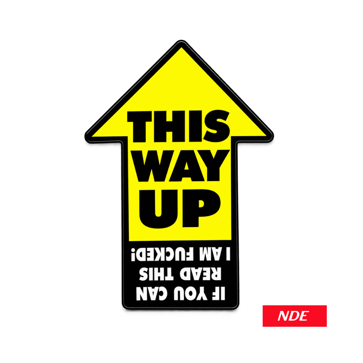 STICKER DECAL THIS WAY UP
