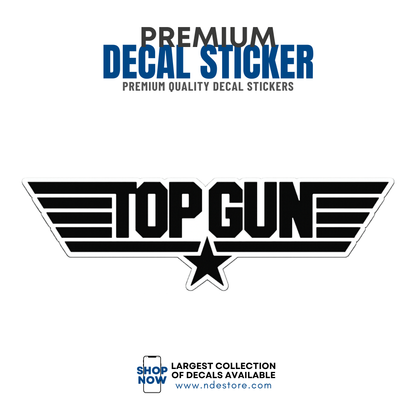 STICKER DECAL TOP GUN