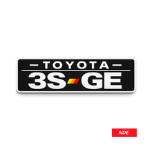 STICKER DECAL 3S-GE