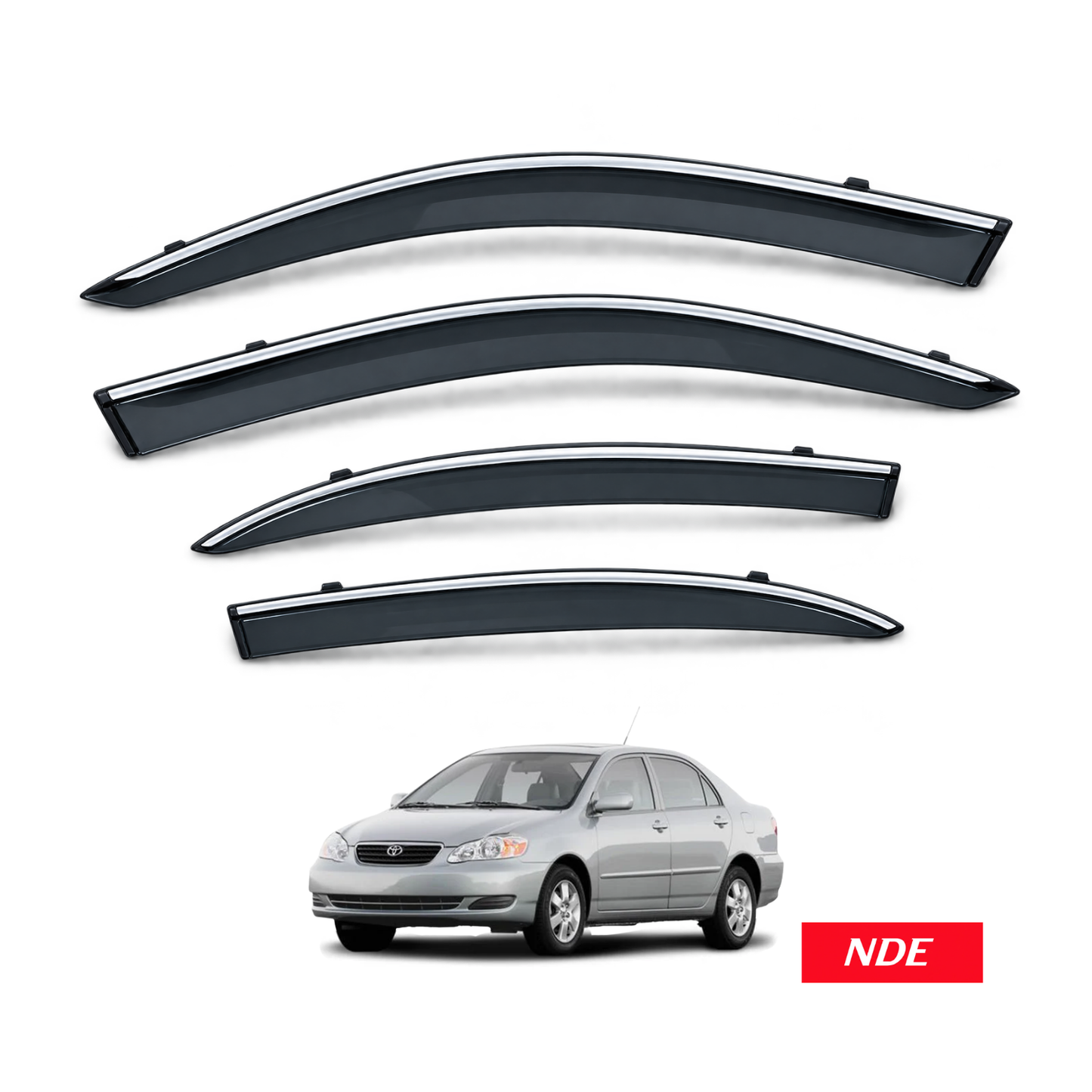 AIR PRESS VISOR SET FOR TOYOTA COROLLA (2002-2008)