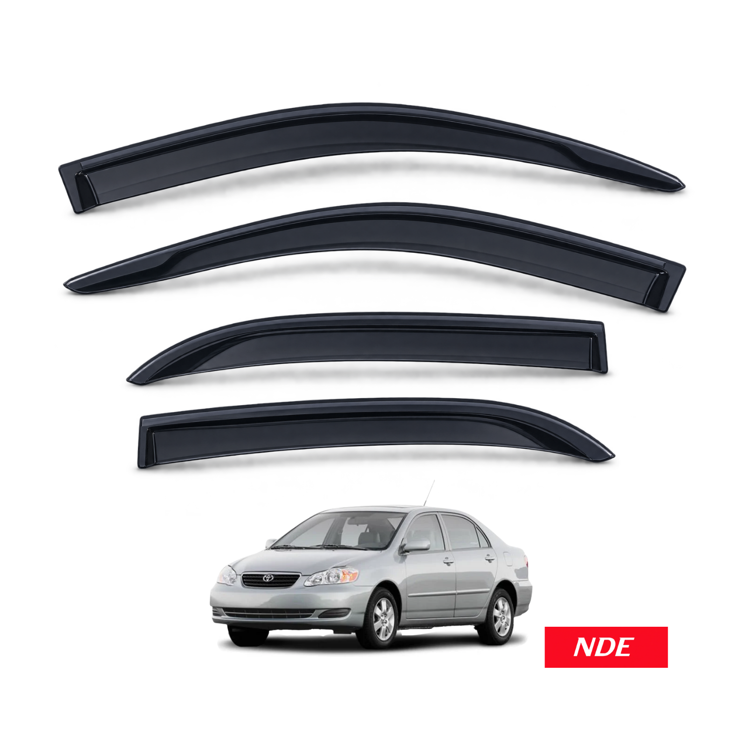 AIR PRESS VISOR SET FOR TOYOTA COROLLA (2002-2008)