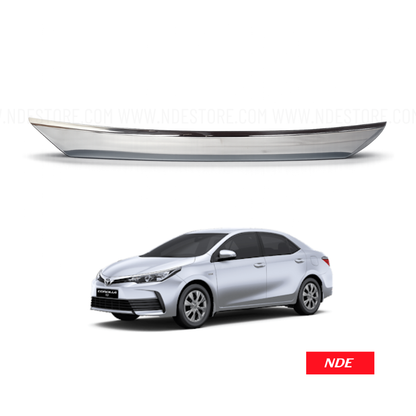 TRUNK CHROME GARNISH FOR TOYOTA COROLLA (2015-2021)