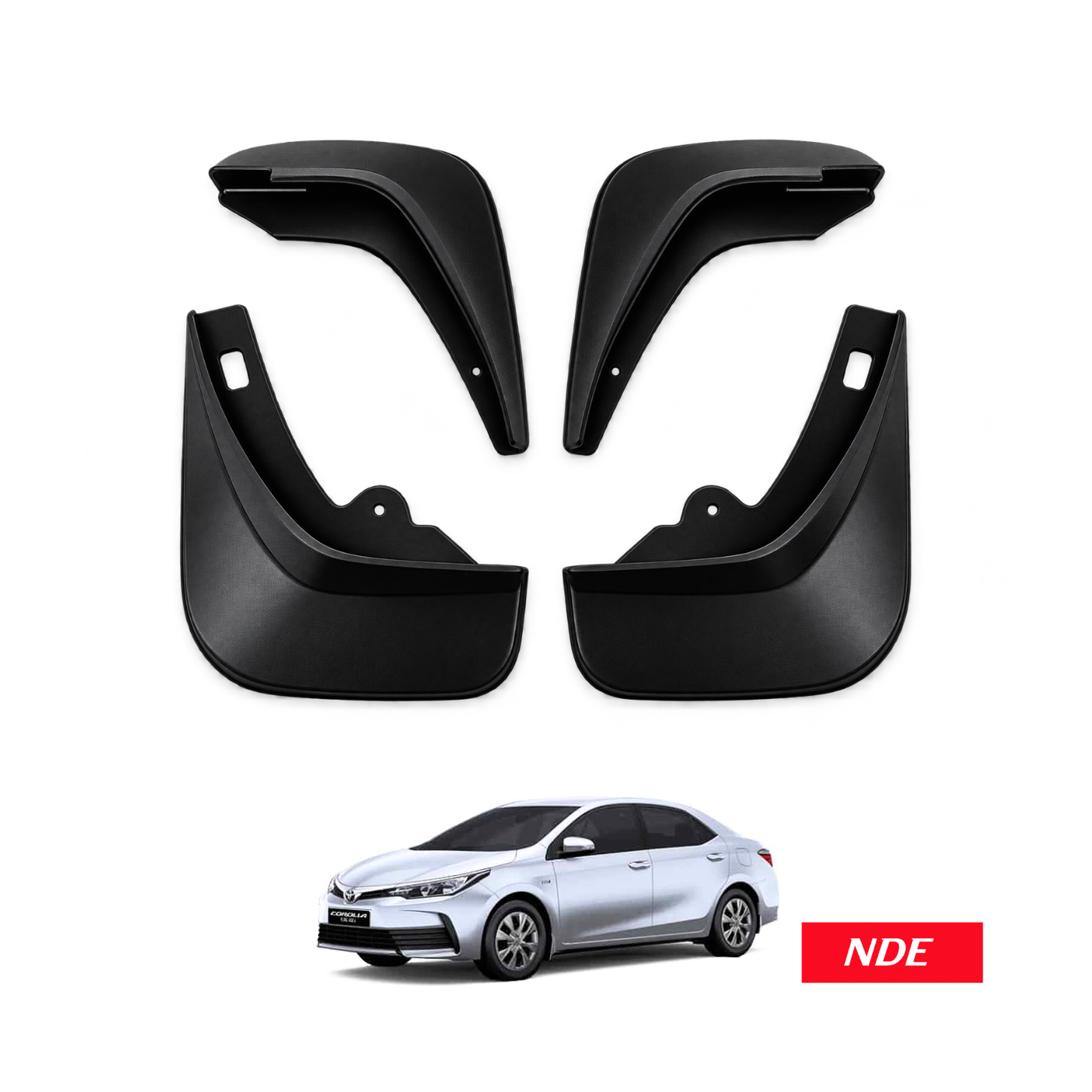 MUD FLAP SET FOR TOYOTA COROLLA (2014-2018)