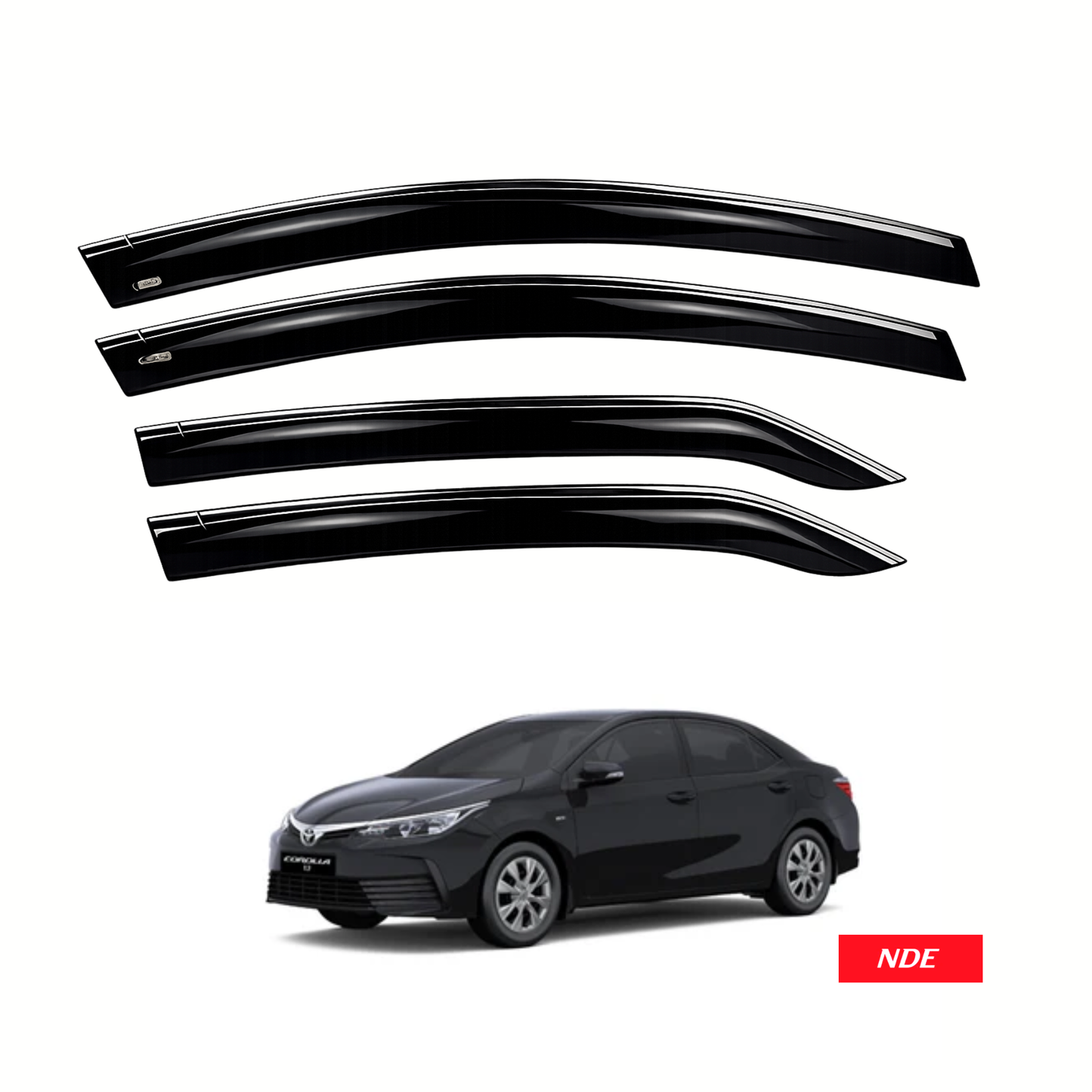 AIR PRESS VISOR SET FOR TOYOTA COROLLA (2008-2026)