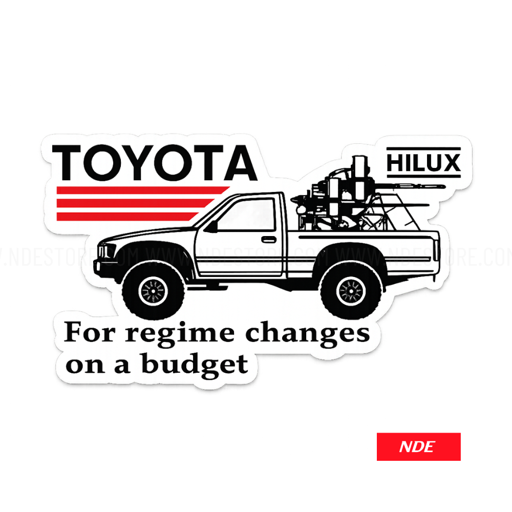 STICKER DECAL TOYOTA HILUX