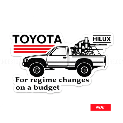 STICKER DECAL TOYOTA HILUX
