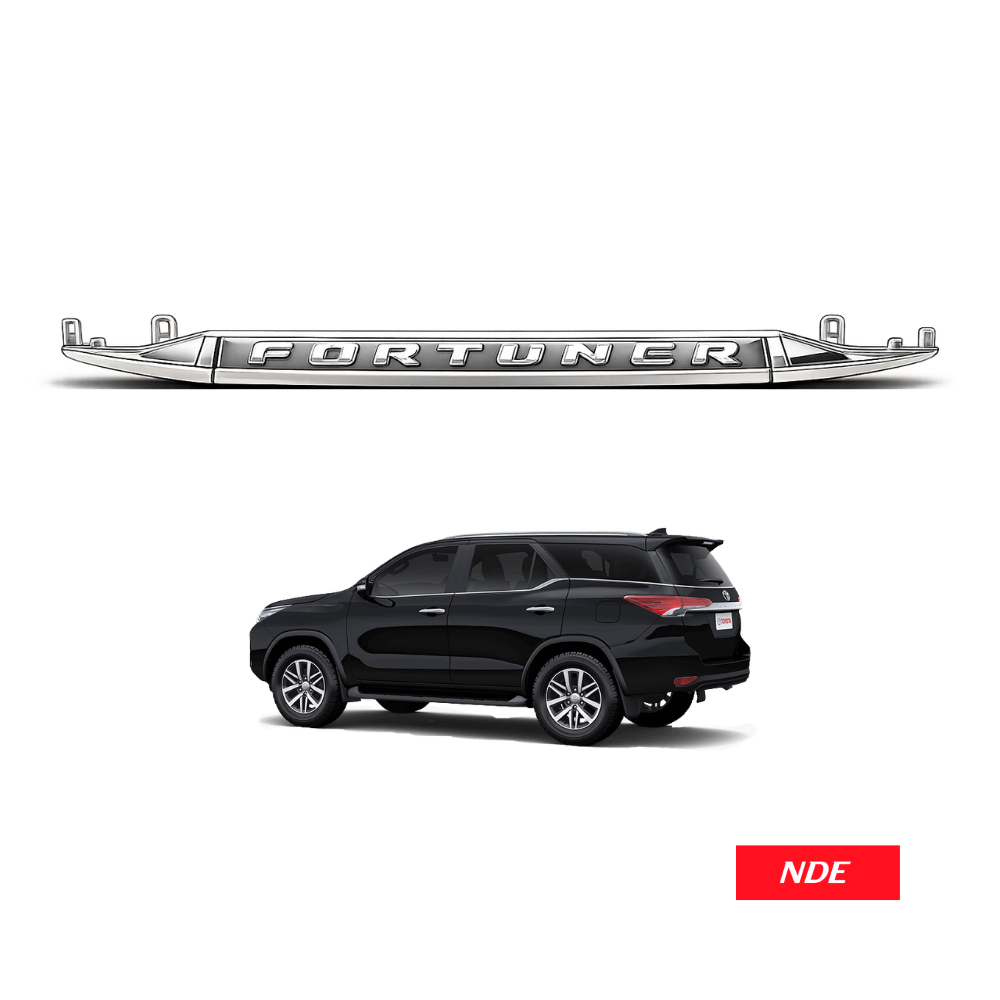 TRUNK CHROME GARNISH CHROME FOR TOYOTA FORTUNER