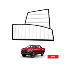 SUN SHADE SET WHITE FOR TOYOTA HILUX ROCCO