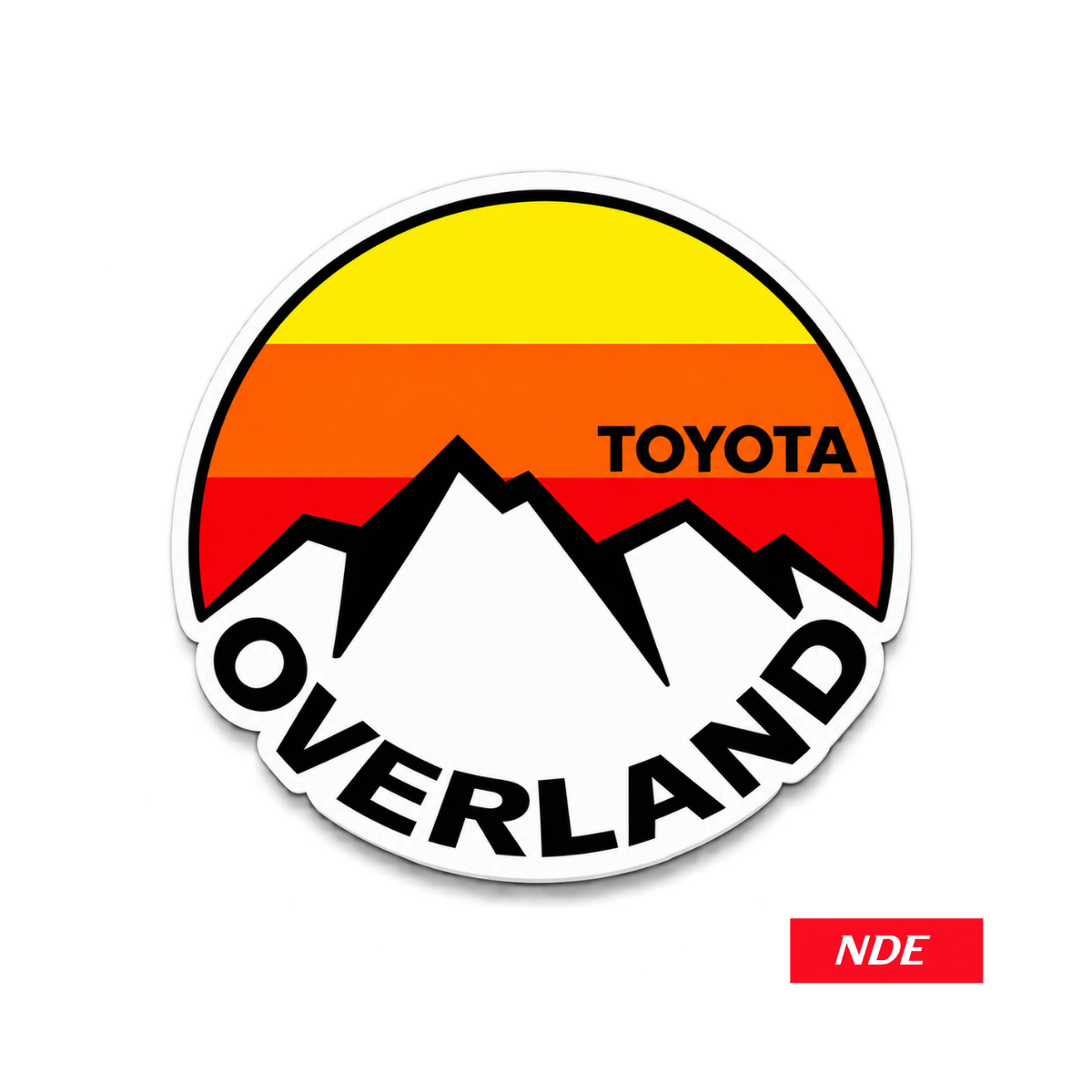 STICKER DECAL TOYOTA OVERLAND
