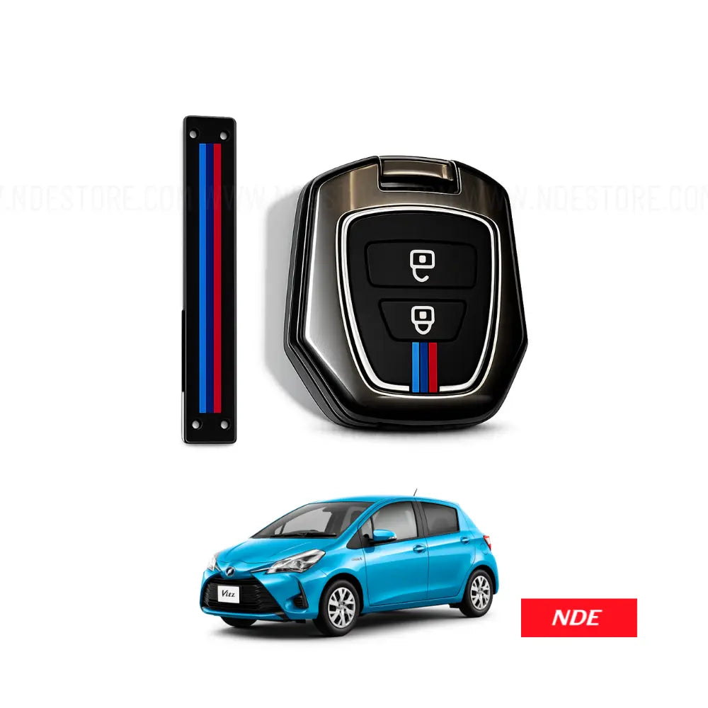 KEY COVER REMOTE METAL FOR TOYOTA VITZ (2014-2018)