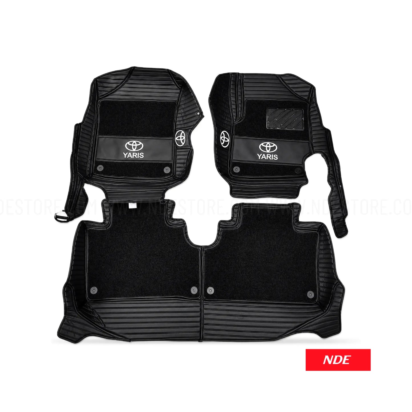 FLOOR MAT 10D BLACK FOR TOYOTA YARIS (2025-2026)