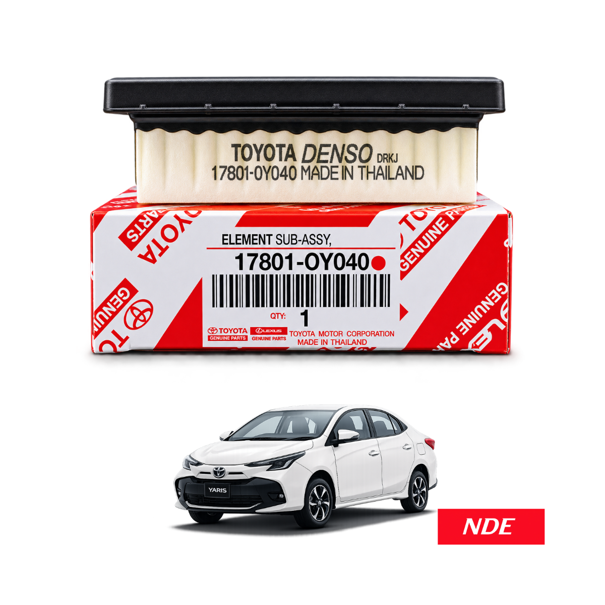 AIR FILTER ELEMENT GENUINE FOR TOYOTA YARIS (2024-2026)