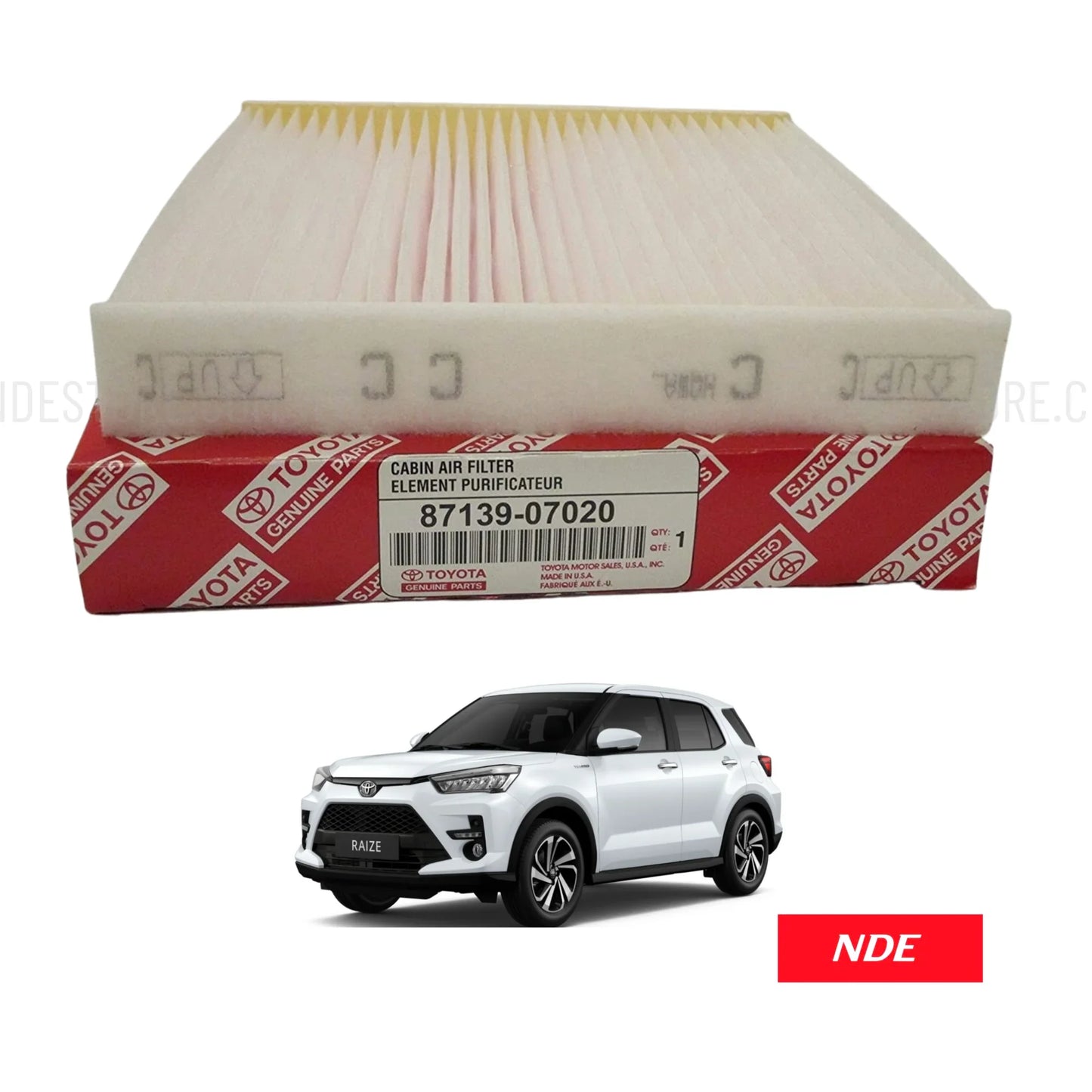 CABIN AC FILTER GENUINE FOR TOYOTA RAIZE