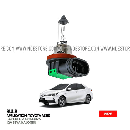 BULB HEADLAMP HALOGEN FOR TOYOTA ALTIS - ndestore.com