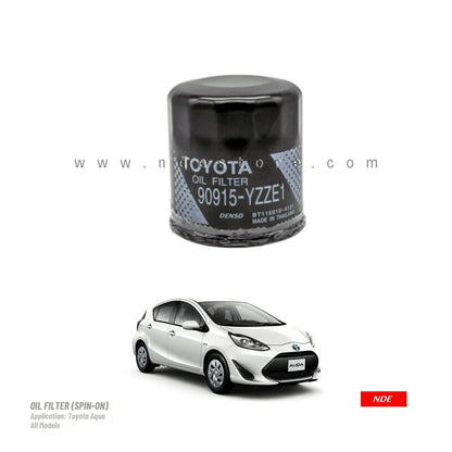 OIL FILTER (SPIN-ON) GENUINE FOR TOYOTA AQUA - ndestore.com