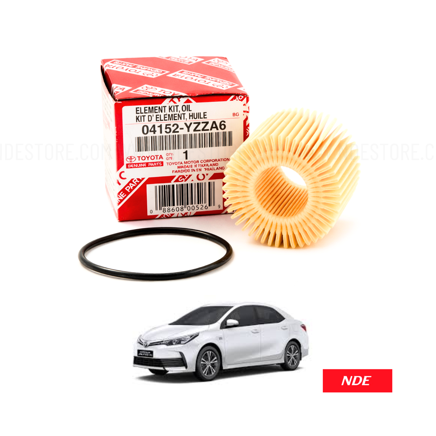 OIL FILTER ELEMENT GENUINE FOR TOYOTA ALTIS (2008-2021)