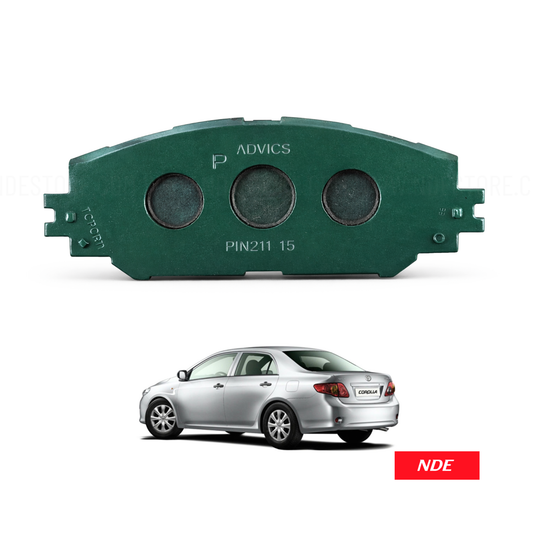 BRAKE DISC PAD SET FRONT GENUINE FOR TOYOTA COROLLA (2008-2026)