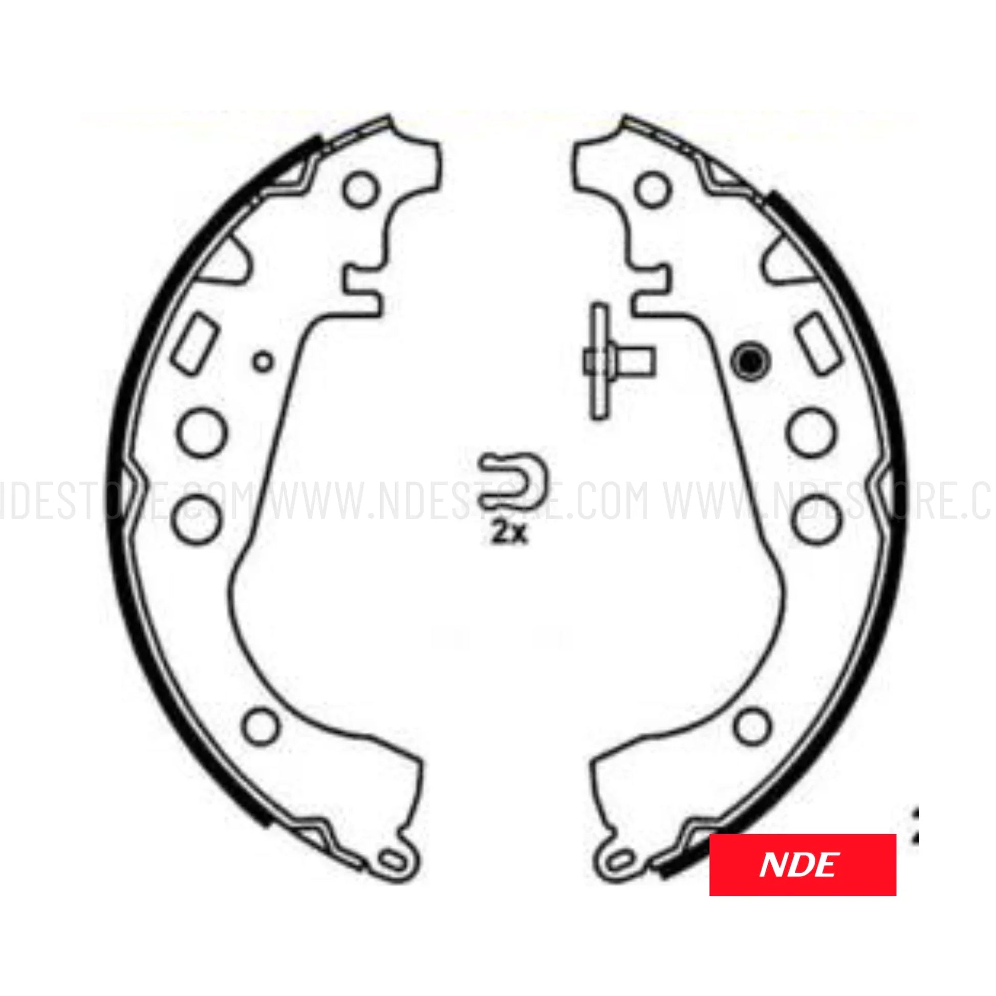 REAR BRAKE SHOE KIT GENUINE FOR TOYOTA COROLLA JDM
