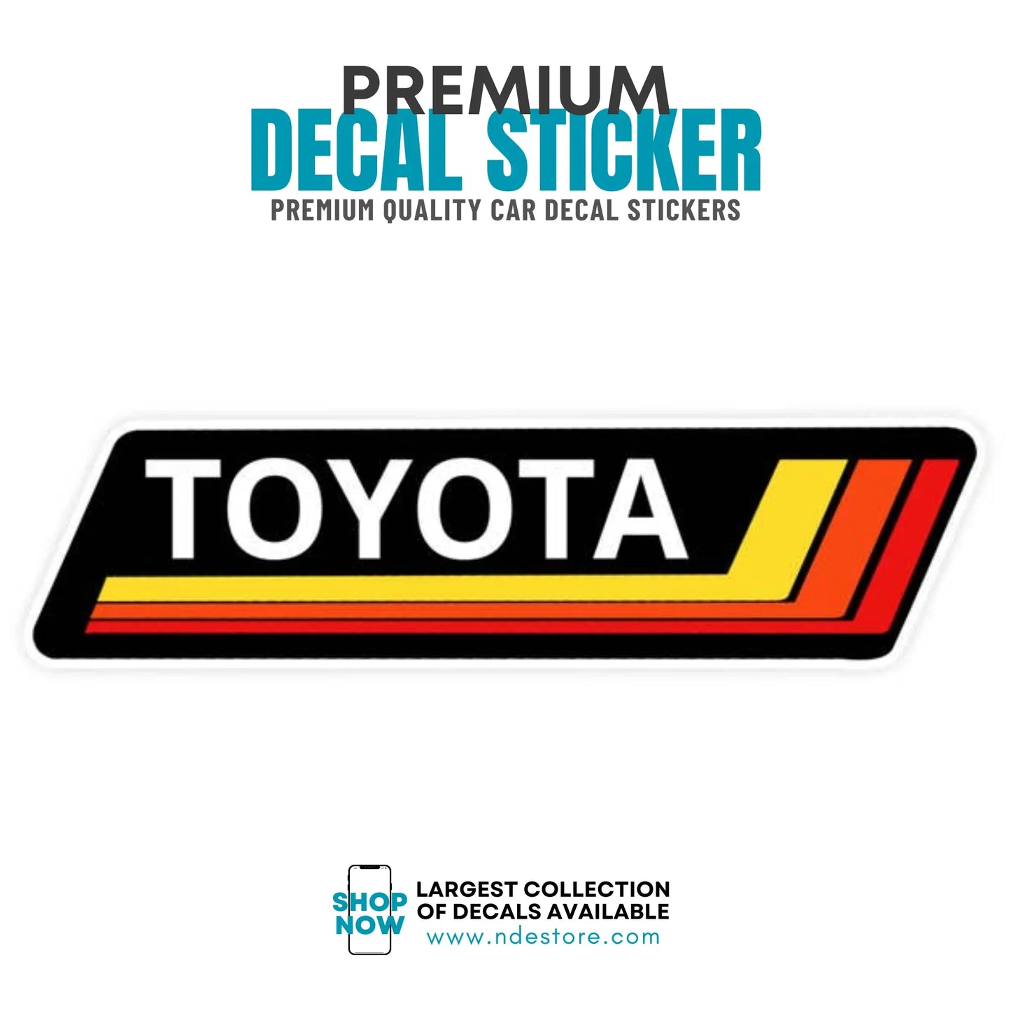 STICKER DECAL TOYOTA STRIPE