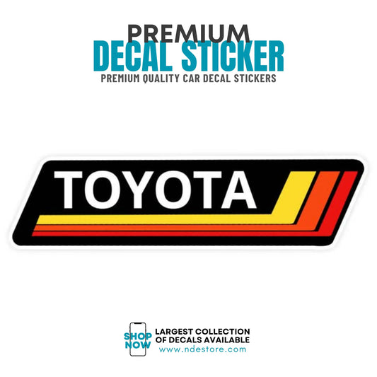 STICKER DECAL TOYOTA STRIPE