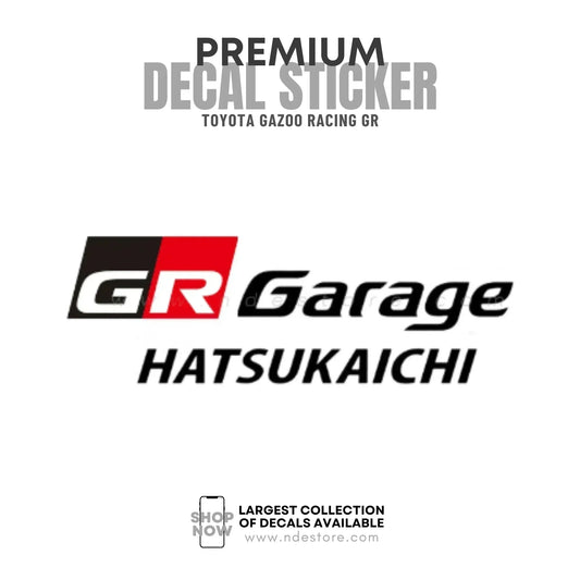 STICKER DECAL TOYOTA GR