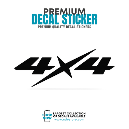 STICKER DECAL 4x4