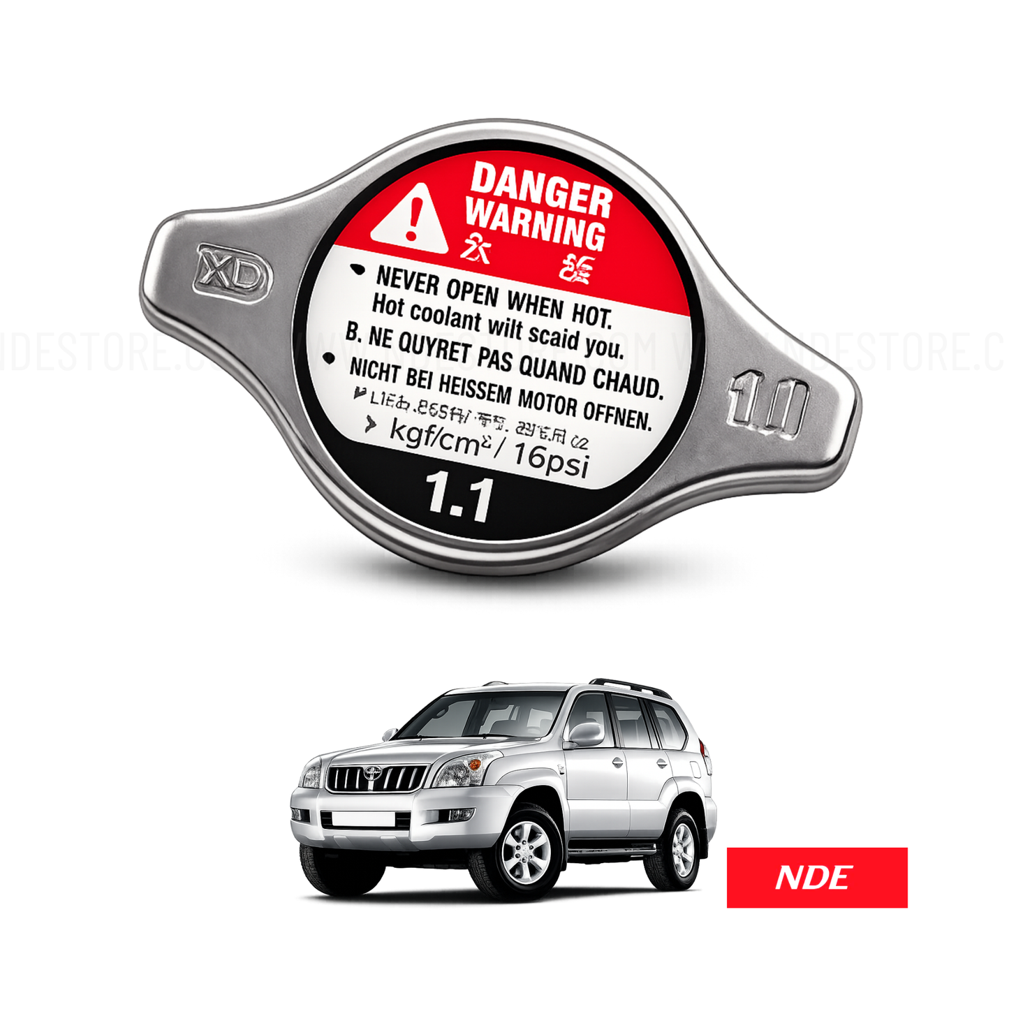 RADIATOR CAP FOR TOYOTA LAND CRUISER PRADO (2002-2009)