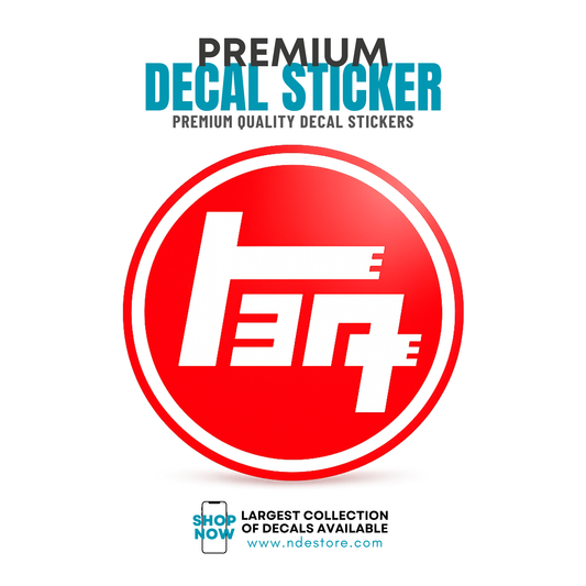 STICKER DECAL TEQ TOYOTA JAPAN