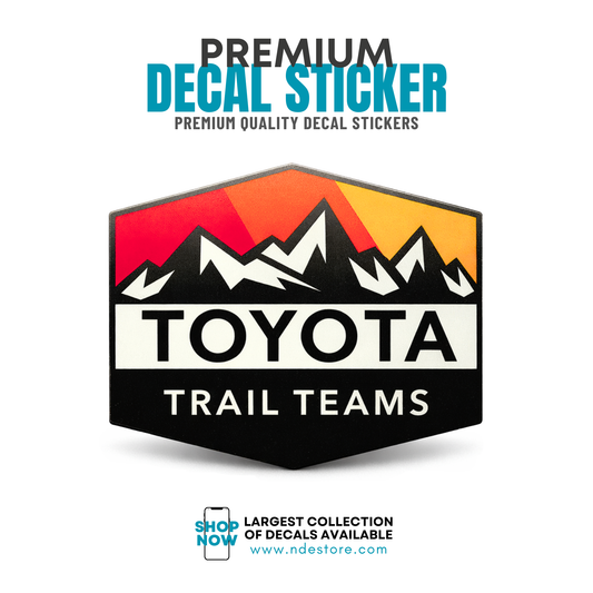 STICKER DECAL TOYOTA TRAIL TEAM