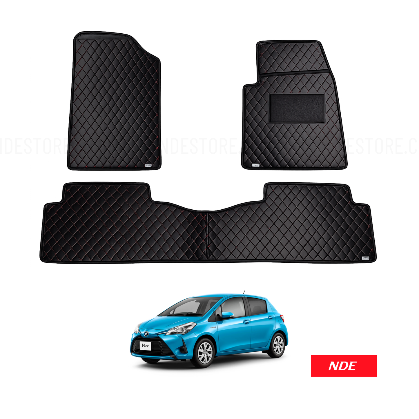 FLOOR MAT FLAT 7D STYLE FOR TOYOTA VITZ
