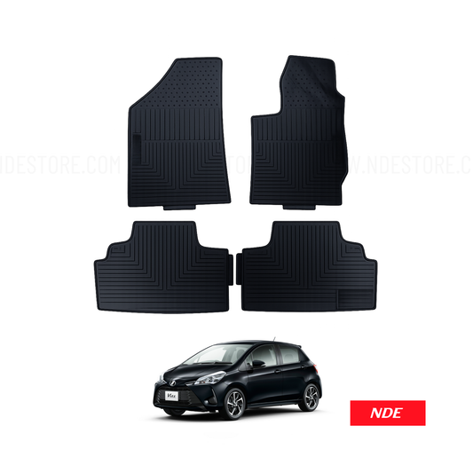 FLOOR MAT SET RUBBER FOR TOYOTA VITZ (2018-2026)