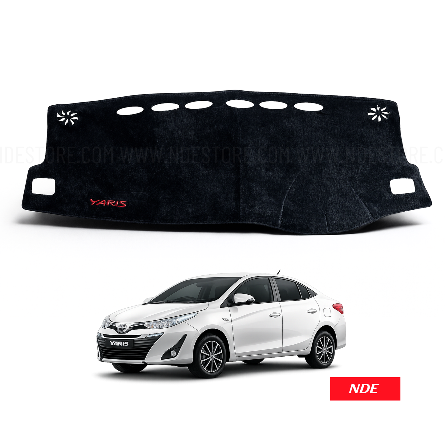 DASHBOARD MAT VELVET FOR TOYOTA YARIS