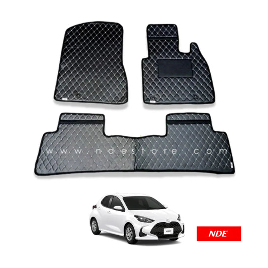 FLOOR MAT 7D FLAT STYLE FOR TOYOTA YARIS KSP210