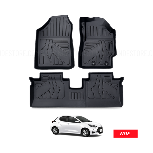 FLOOR MAT SET TPU STYLE FOR TOYOTA YARIS (KSP210)