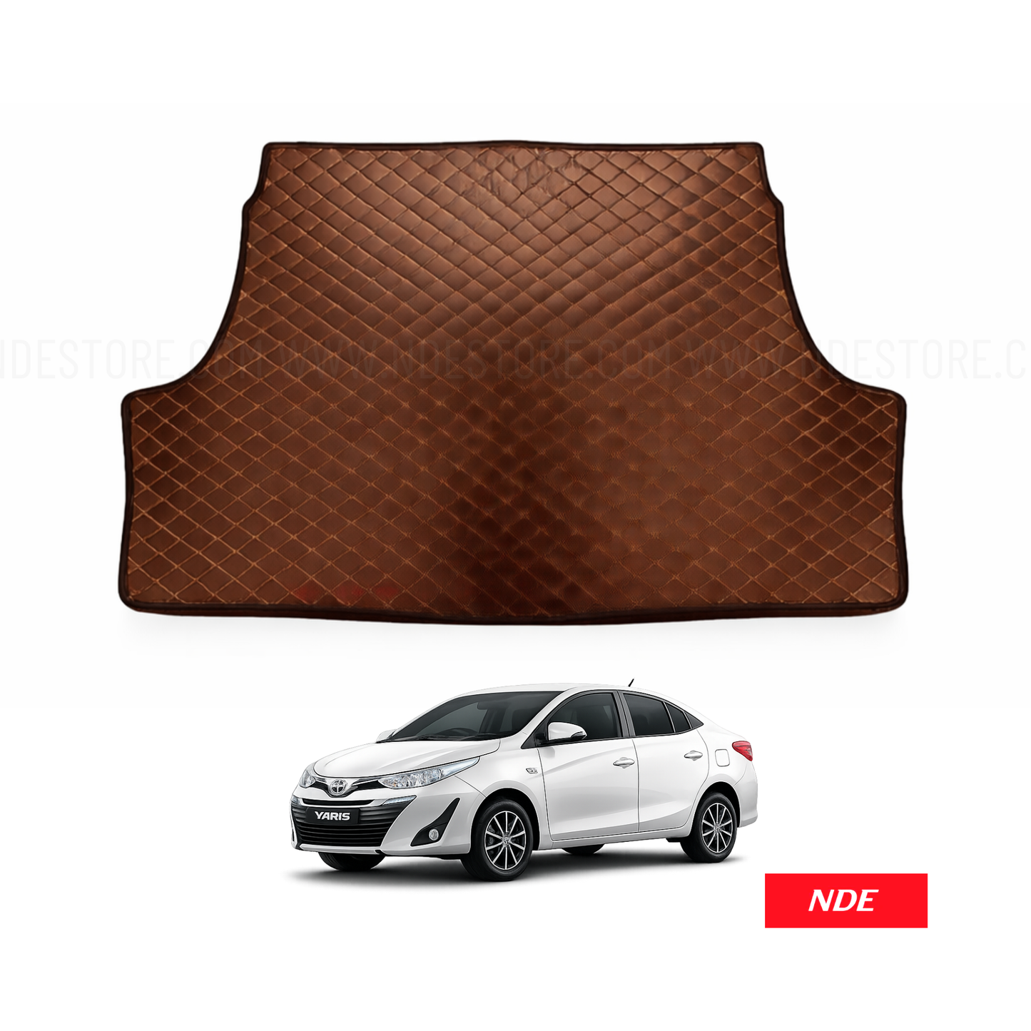 TRUNK MAT 7D STYLE FOR TOYOTA YARIS