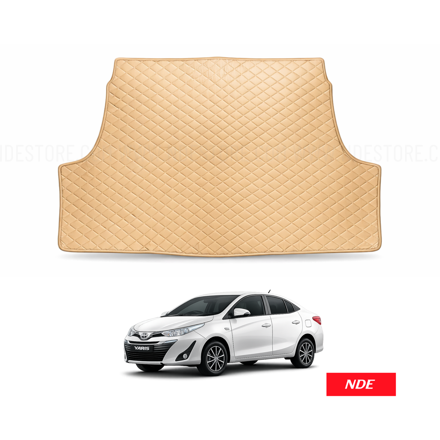 TRUNK MAT 7D STYLE FOR TOYOTA YARIS