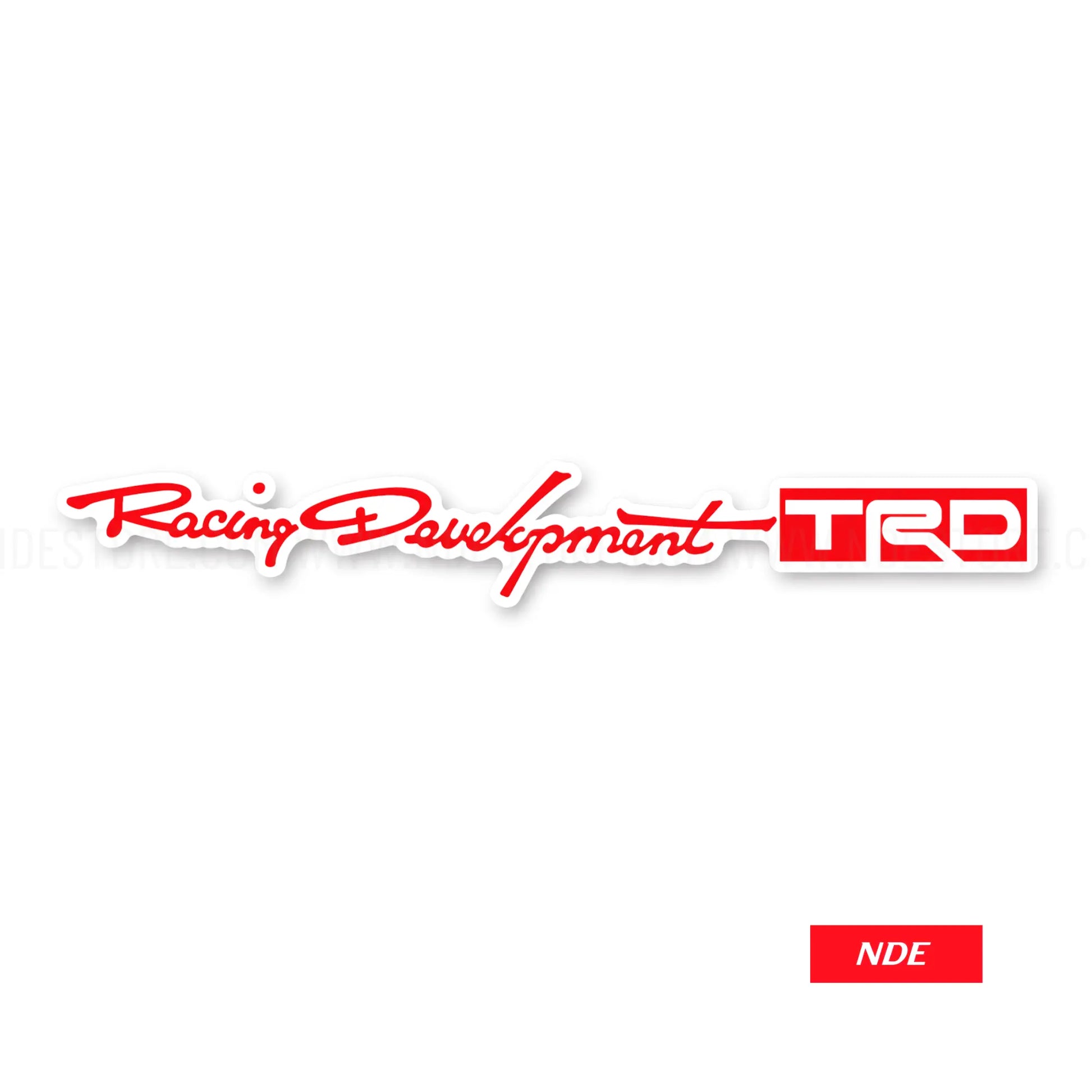 STICKER DECAL RACING DEVELOPMENT TRD