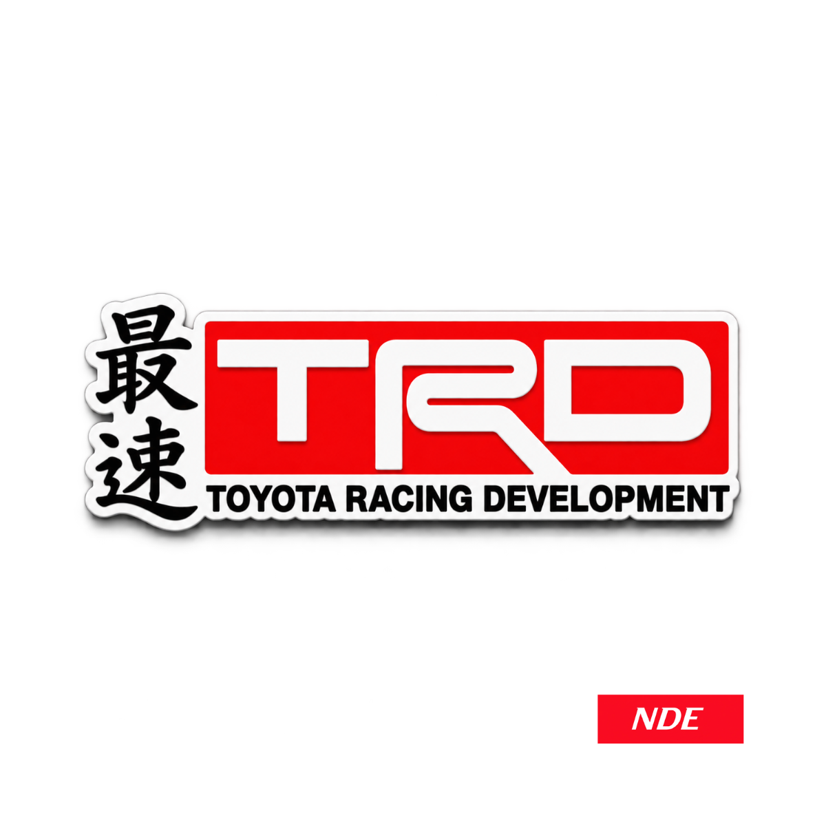 STICKER DECAL TOYOTA RACING DEVELOPMENT JAPAN