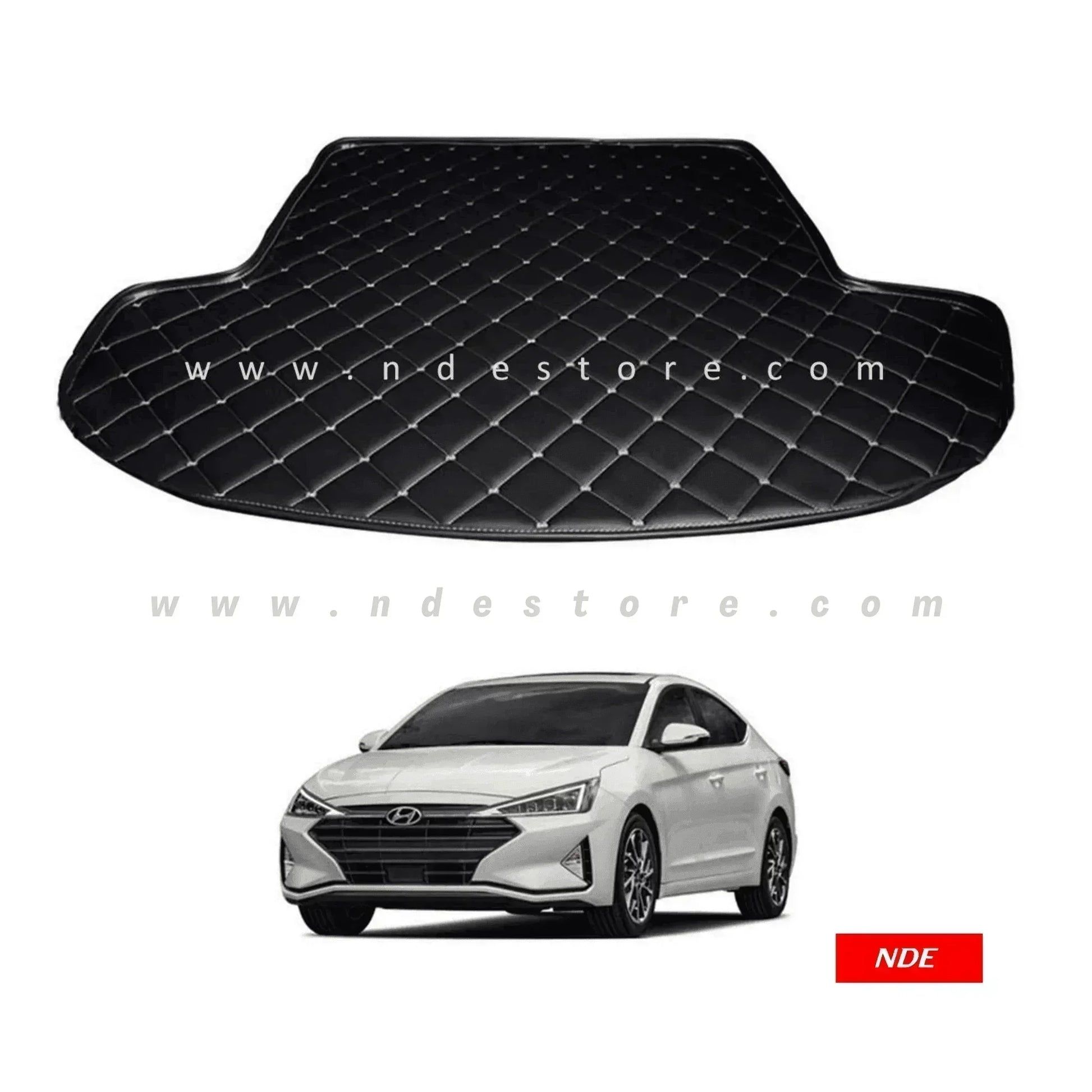 TRUNK FLOOR MAT 7D STYLE FOR HYUNDAI ELANTRA - ndestore.com