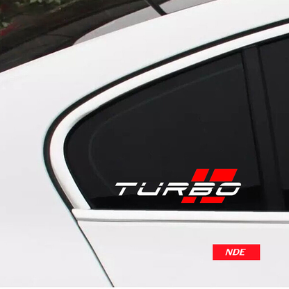 STICKER DECAL TURBO
