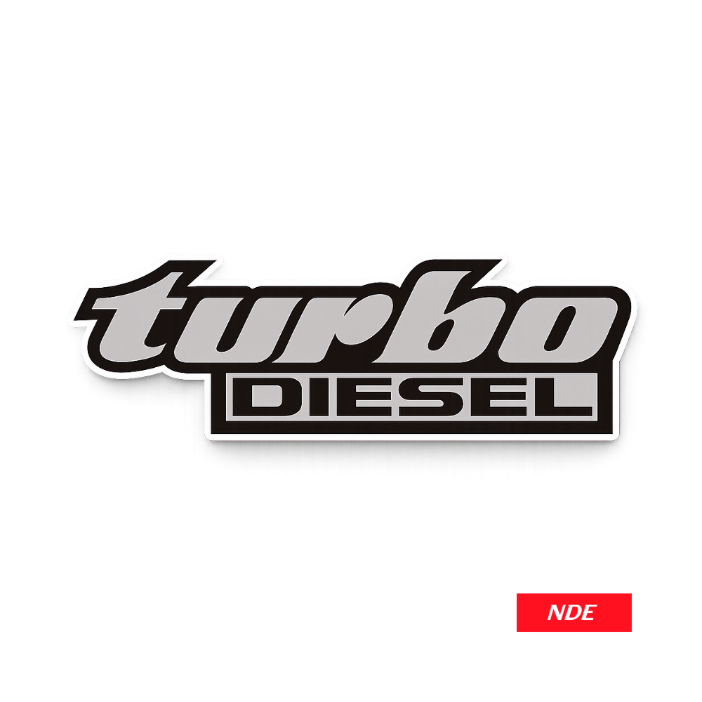 STICKER DECAL TURBO DIESEL